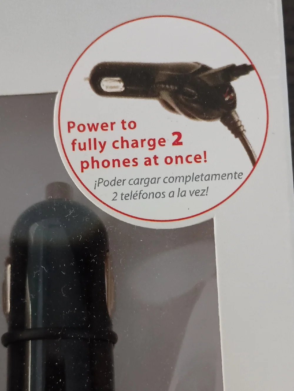 Verizon Vehicle USB Car Charger — Black. NEW